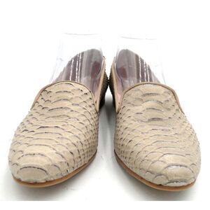 Cole Haan Snake Embossed Leather Sabrina Loafer 8.5B‎ D44256